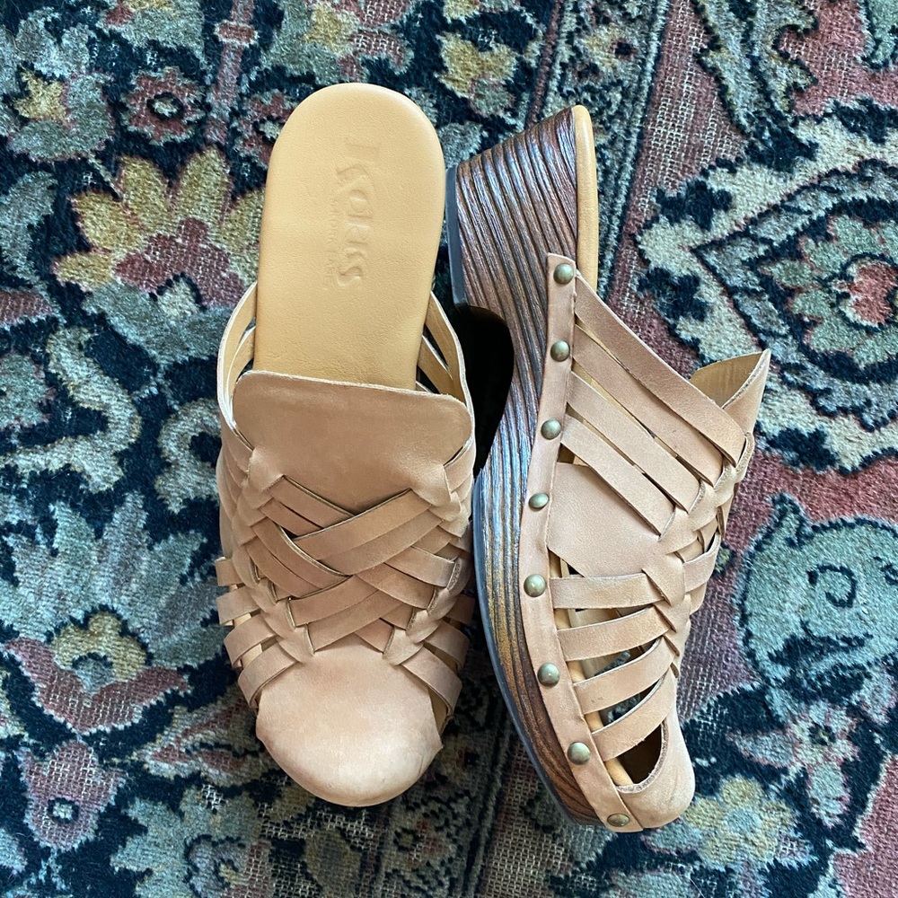 Korks woven clog